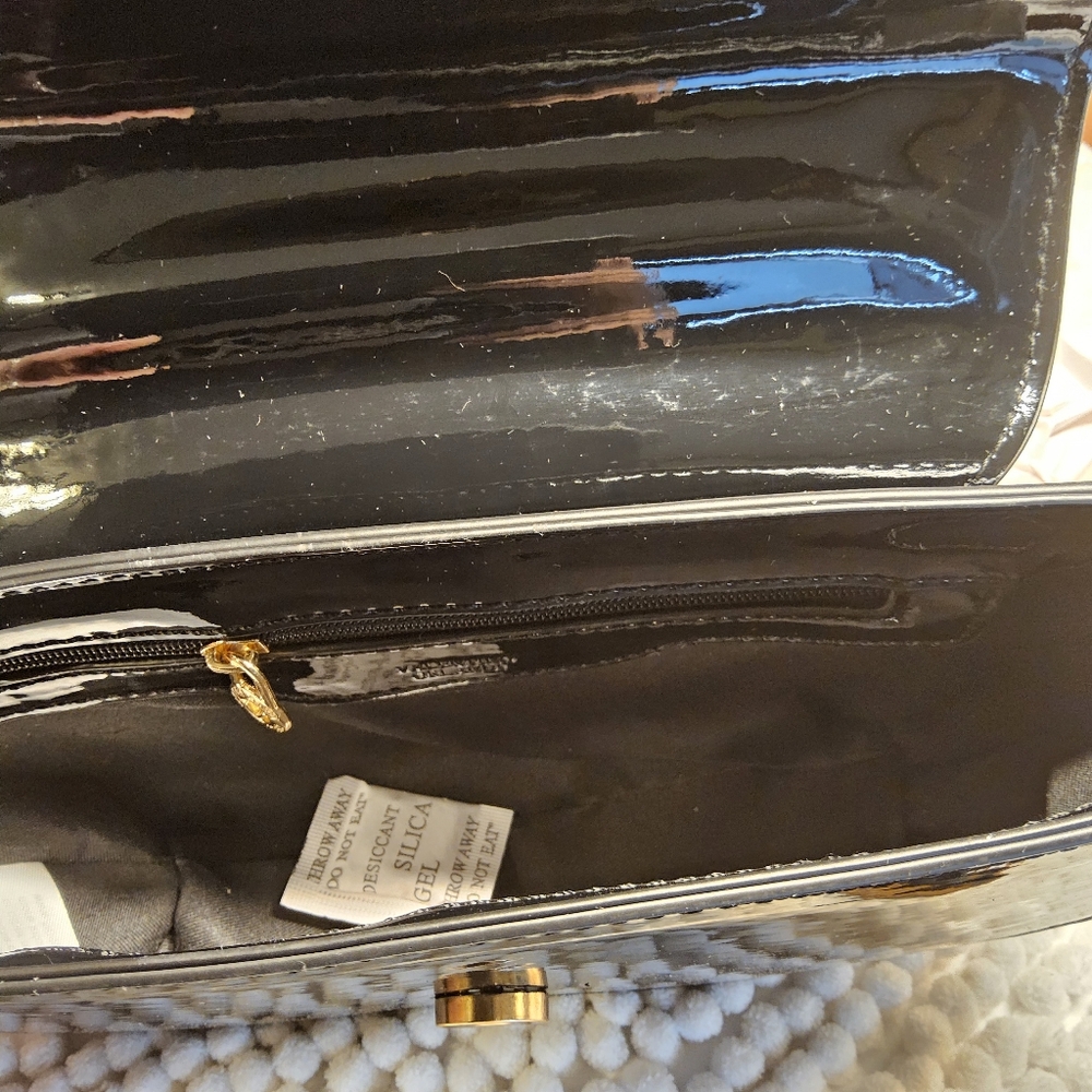 Valentino Orlandi Evening Bag with Top Handle and Removable Strap in Black - Picture 4 of 13
